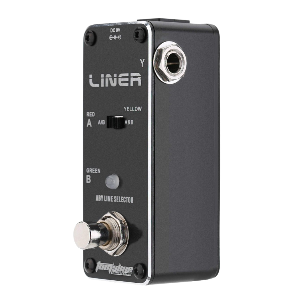 

Aluminium Alloy Guitar Aby Line Selector Effects Effector Stage Gig Accessory