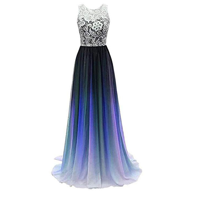 plus size ombre wedding dress