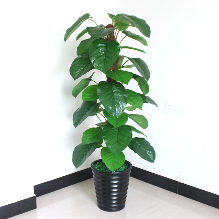 

artificial tree plastic greenery 150cm Scindapsus tree potted plant bonsai home decoration artificial flower plants, 150cm without pot