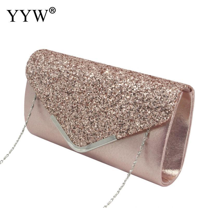 Damenhandtasche CLUTCH kleine Tasche Abendtasche HANDTASCHE Pailetten Frauen Bag