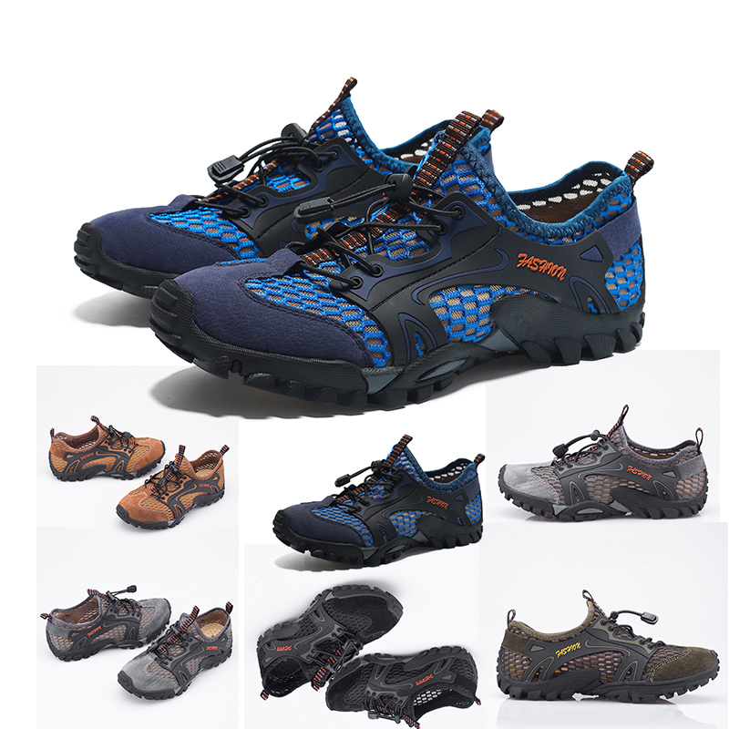 

triple brown grey blue black women men creek shoes breathable waterproof wear-resistant trainer designer sports sneakers size 38-45, B3