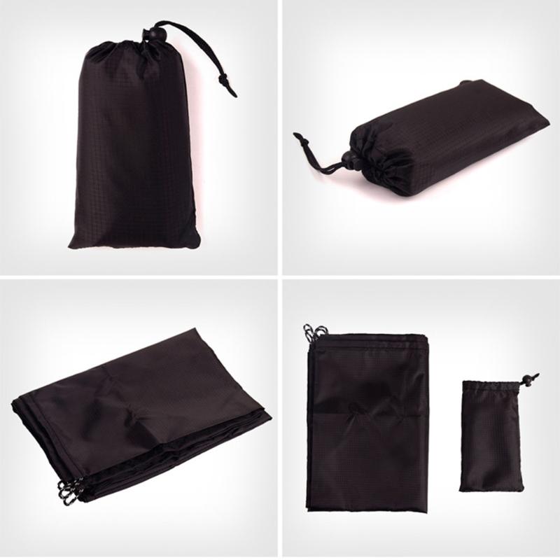 

Outdoor camping nylon waterproof and convenient foldable solid color picnic mat moisture-proof mat polyester plaid beach
