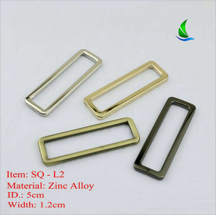 

10pcs/lot Metal Adjustable Rectangle D Ring Belt Ribbon Buckle For Backpacks shoes Bag Cat Dog Collar Buckles DIY Accessories