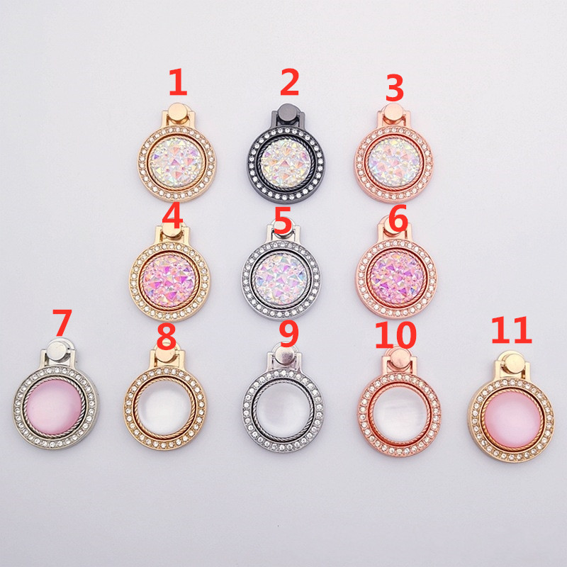 

phone holder Diamond Bling Metal Finger Ring Holder 360 degree Cell phone Stand Bracket for iphone 7 8 x xr xs samsung smart phone, Leave the number from1-6