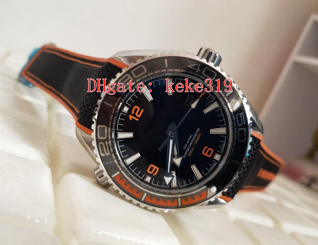 

Fashion High Quality Watch 43.5mm Planet Ocean Co-Axial 600M 215.32.44.21.01.001 Rubber Bands Asia CAL.8900 Movement Automatic Mens Watches, No box papers