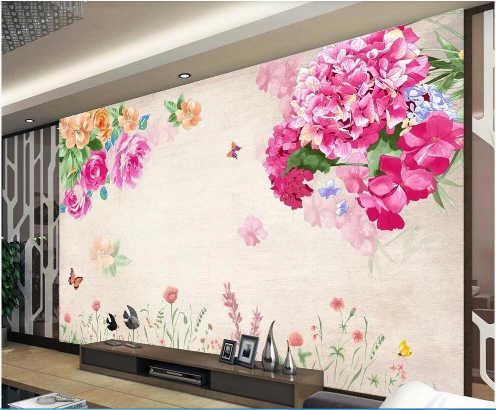 

WDBH 3d wallpaper custom photo Fantasy flower flower tv background wall decoration painting home decor 3d wall wallpaper for walls 3 d, Non-woven wallpaper