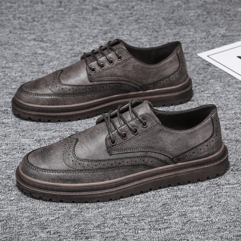 

italian leather men shoes fashion elegant dress male footwear comfortable business work leahther moccasins oxford shoes for men, Black