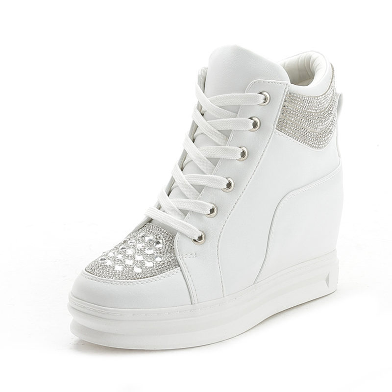 high top heel sneakers