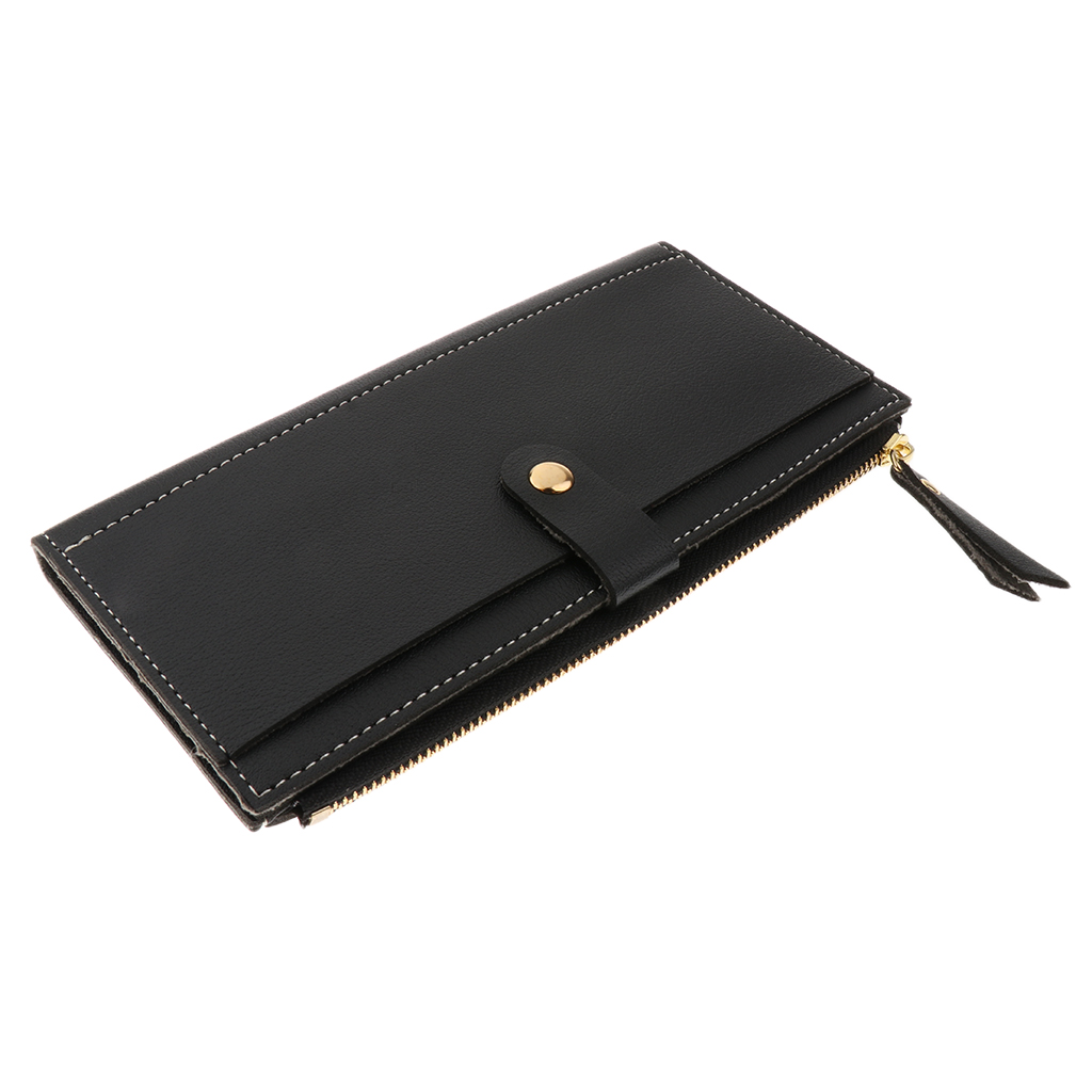 

Fashion Leather Wallet Button Purse Lady Long Women's Handbag Card Holder Clutch