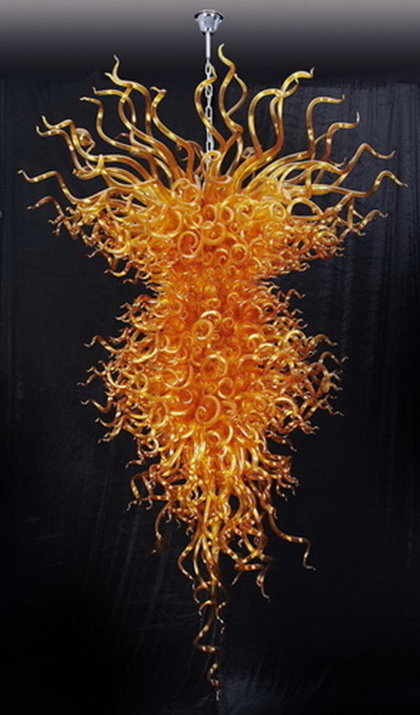 

Absolutely Striking Hand Blown Murano Glass Art Chandelier Sun Rise China Pretty Chihuly Hanging Lamp Fixtures