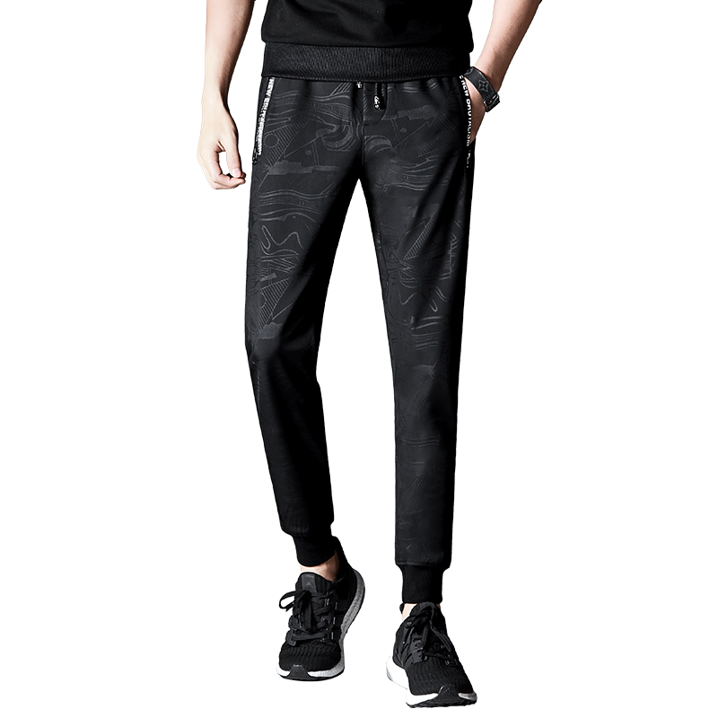 

Men Soccer Training Pants Joggings Football Cropped Full Pant Men Sports Running Fitness Trousers printing pocket Sweatpants
