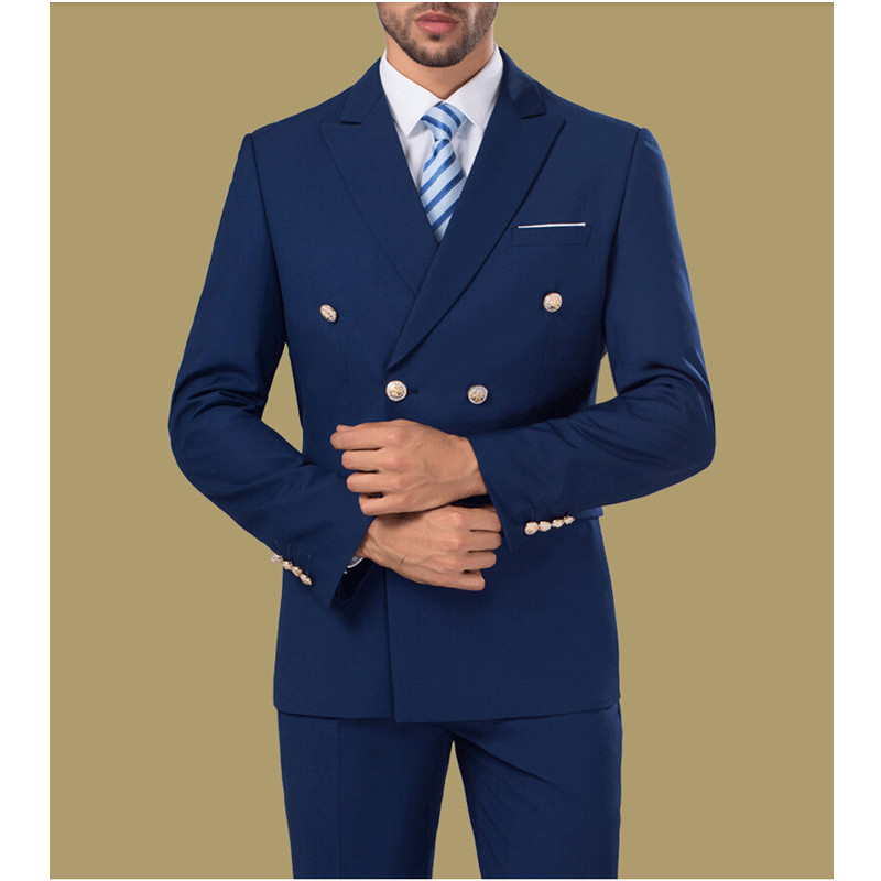 

Custom Made Groom Tuxedos Formal Suits Mens Wedding Suits Bridegroom Groomsmen Suit Mens (Jacket+Pants, Gray