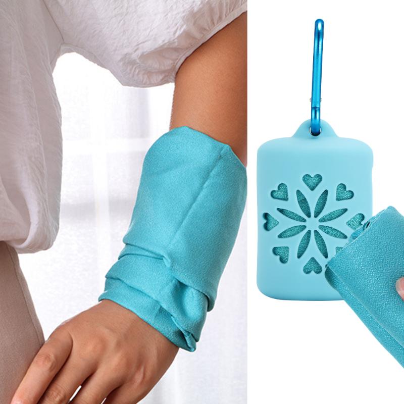 

Portable Quick-drying Towel Popular Beauty Microfiber Towel Bag Outdoor Sports Yoga Camping Travel, Pink