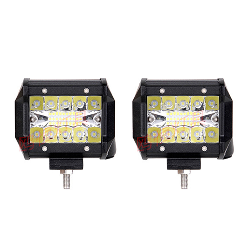 

60W120W Car LED Light Three-row Bar Light Work Overhaul SUV Modified Roof Spotlight Truck SUV