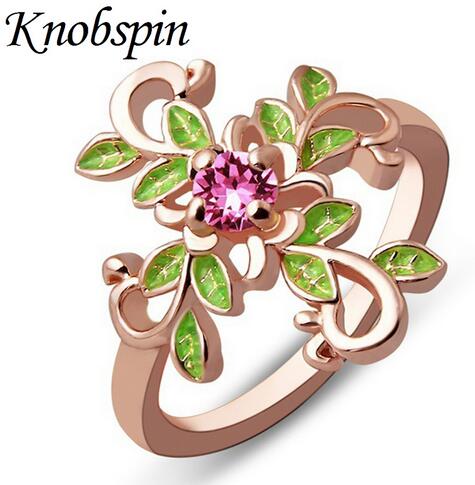 

2019 New God We Trust Cross Ring for Women Ladies Personality Flower Leaves Shape Finger Ring Rose Gold Color Religion Jewelry