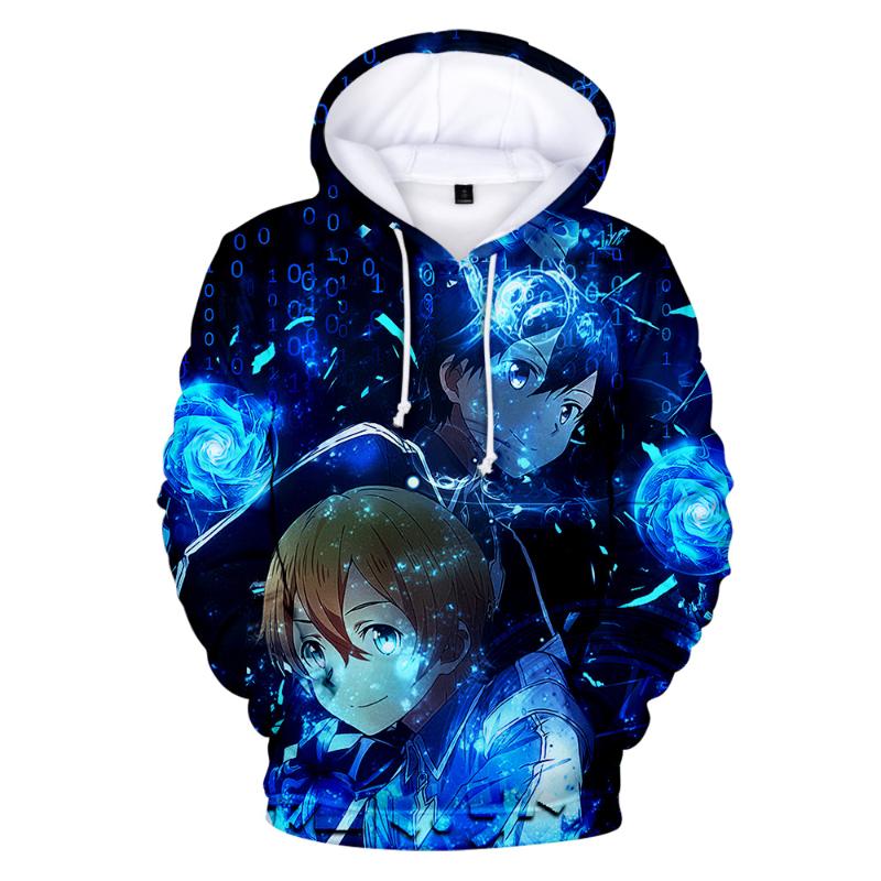 

Print Sword Art Online Alicization 3D Hoodies Sweatshirt Men Women Fashion Design Anime 3D Hoodie Pullover Harajuku Streetwear