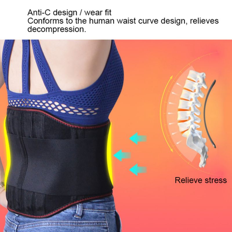 

Adjustable Support Belt Lumbar Brace Massage Band Health Care Tool Self-heating Waist Support Magnetic Therapy Back Waist