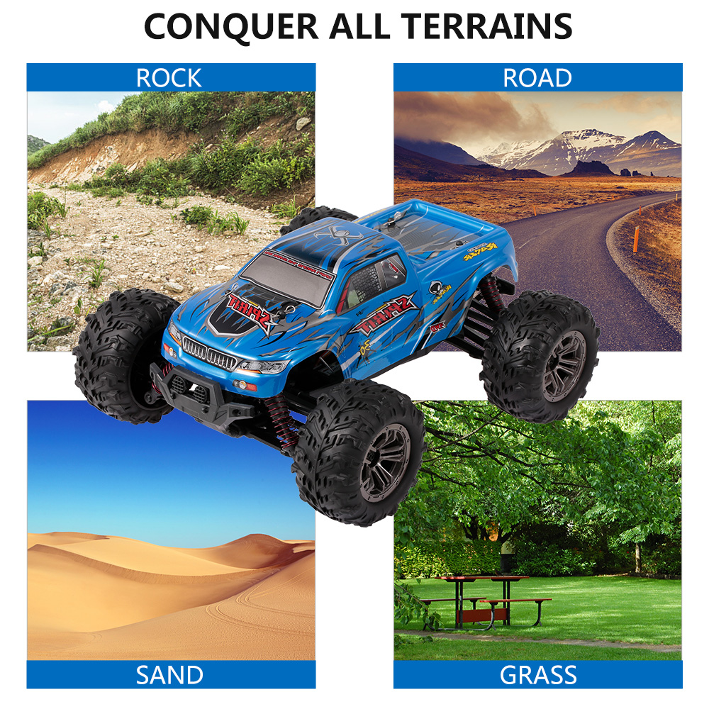 Rc Toys 9130 1 16 Big Feet Rc Car 2 4ghz 4wd 36km H High Speed