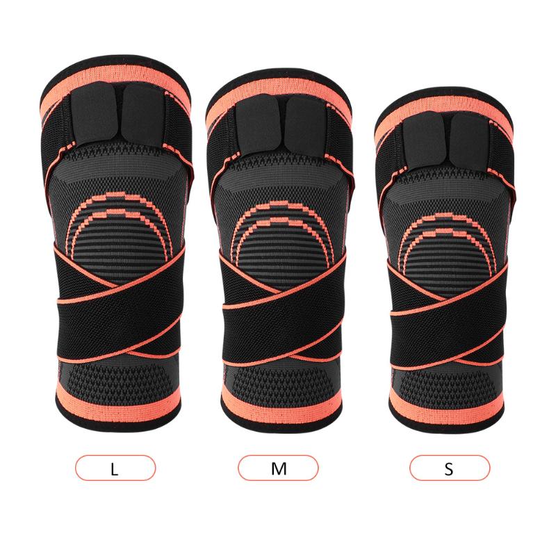 

Outdoor Sport Knee Support Compression Kneecap Knitting Elastic Antiskid Protective Gear Knee Pad, As pic