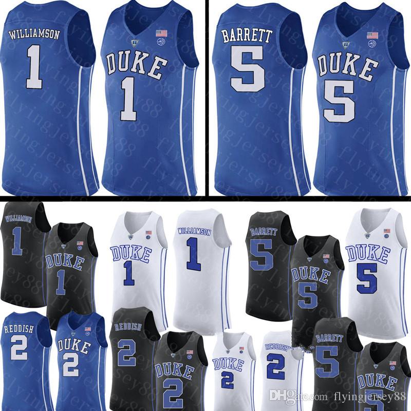 

NCAA RJ Barrett 1 Zion Williamson Jersey university 12 Ja Morant Basketball Jerseys Free Shipping Embroidery Logos