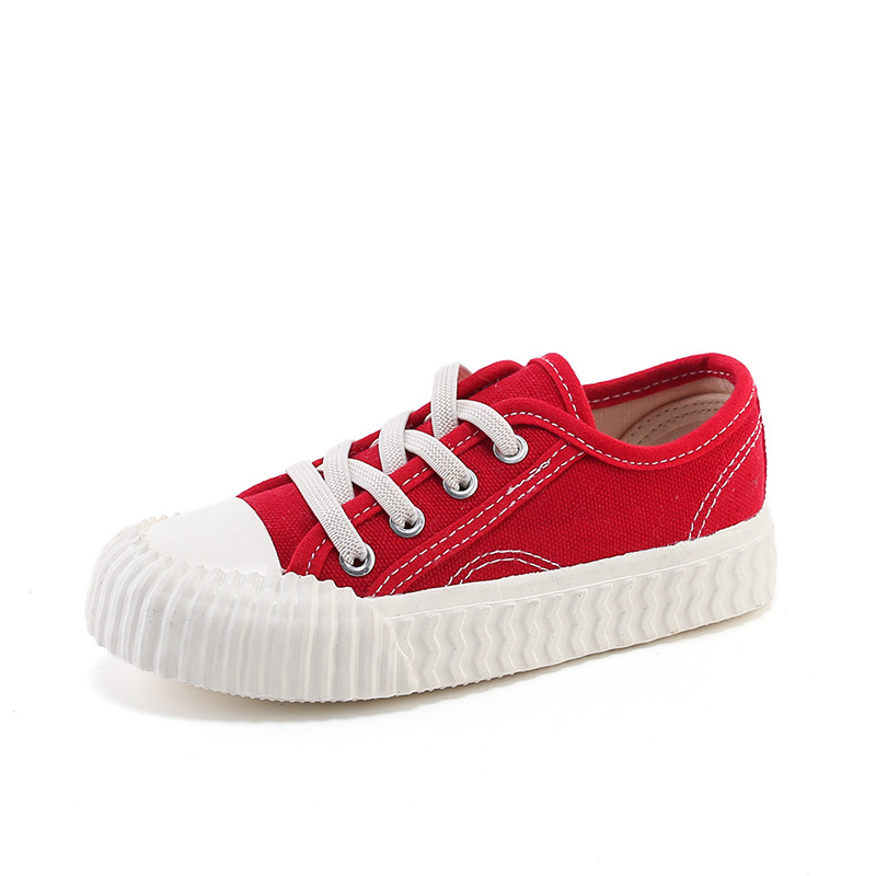 

Korean girls' board shoes 2020 new soft bottom children's canvas shoes boys non-slip casual girls home, Black