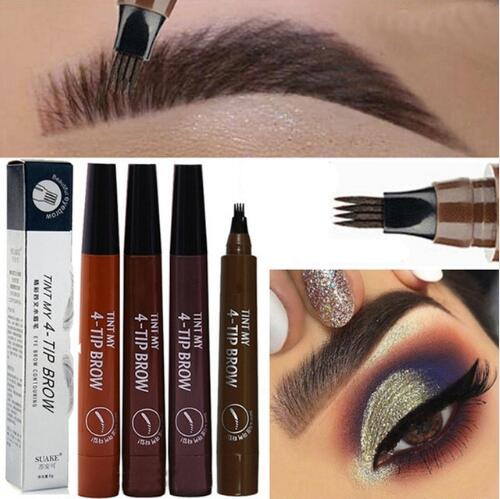 

Microblading Eyebrow Pen Waterproof Fork Tip Eyebrow Tattoo Pencil Long Lasting Professional Fine Sketch Liquid Eye Brow Pencil