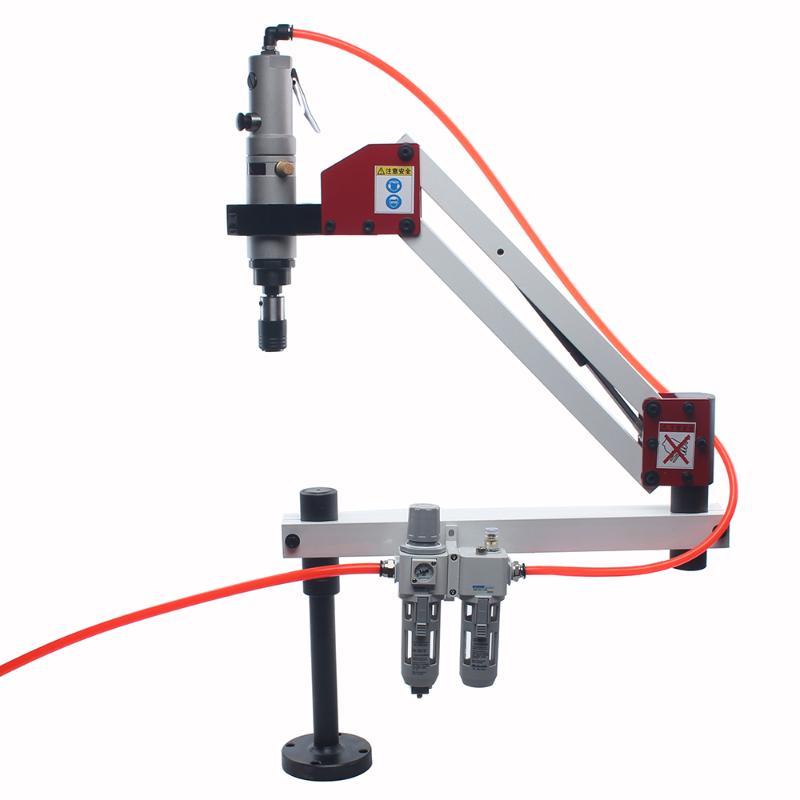 

M3-16 Vertical Automatic Pneumatic Tapping Machine Air Tapper Tools Thread Drill Working Range 1000mm Overload Protection Chuck