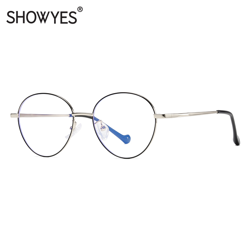UV protection Blu-ray decorative flat mirror large frame transparent glasses sunglasses leopard white