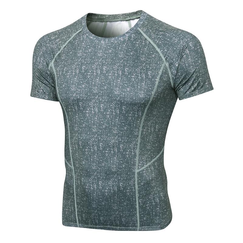 

Men' Short Sleeve T-Shirt Black Compression Shirts Running Training T shirt Hot-sale Men Gym Jogging Tight Sports Tops & Tees