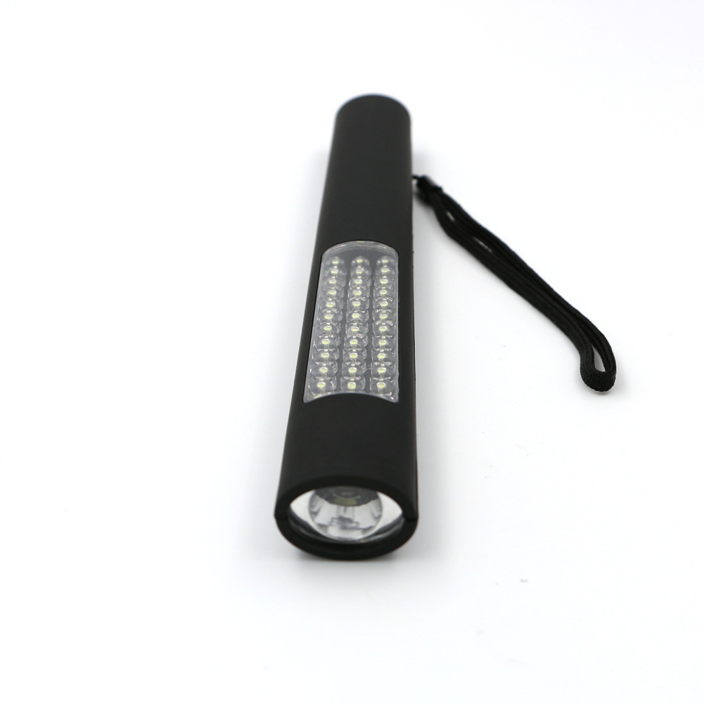Security LED béisbol linterna 5 modos de zoom luz estroboscópica seguridad vara lámpara