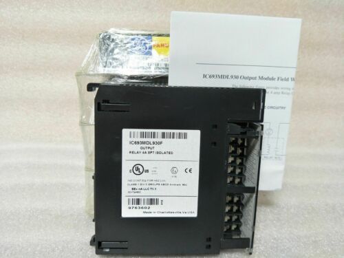 

GE Fanuc IC693MDL930 4A 8PT Output Isolated Relay New