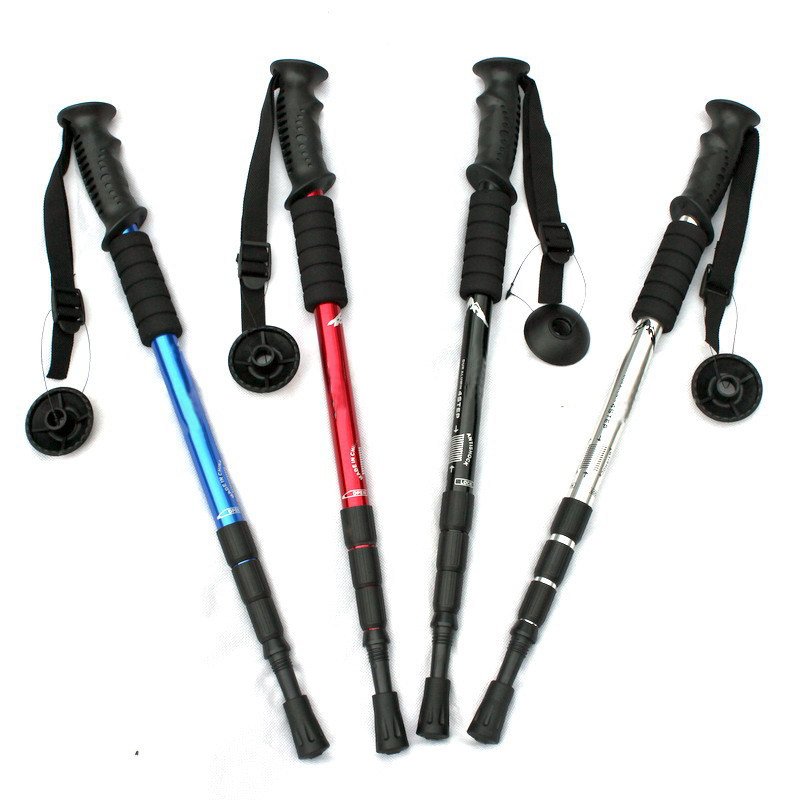 

2 Pcs/lot Walking Hiking Stick Trekking Hiking Poles Ultralight Pole Cane Alpenstocks Walking Wticks