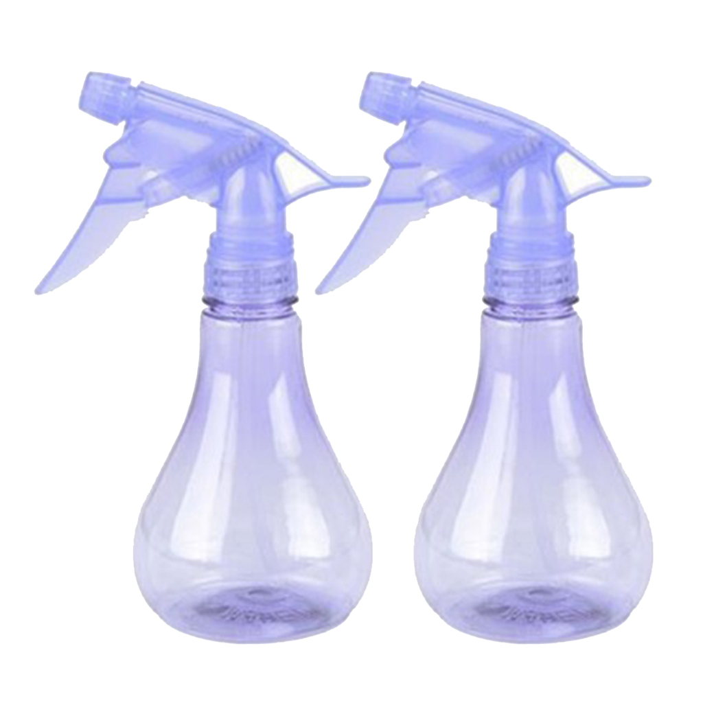 

2pcs 250ml mist trigger spray bottle transparent hairdressing sprayer