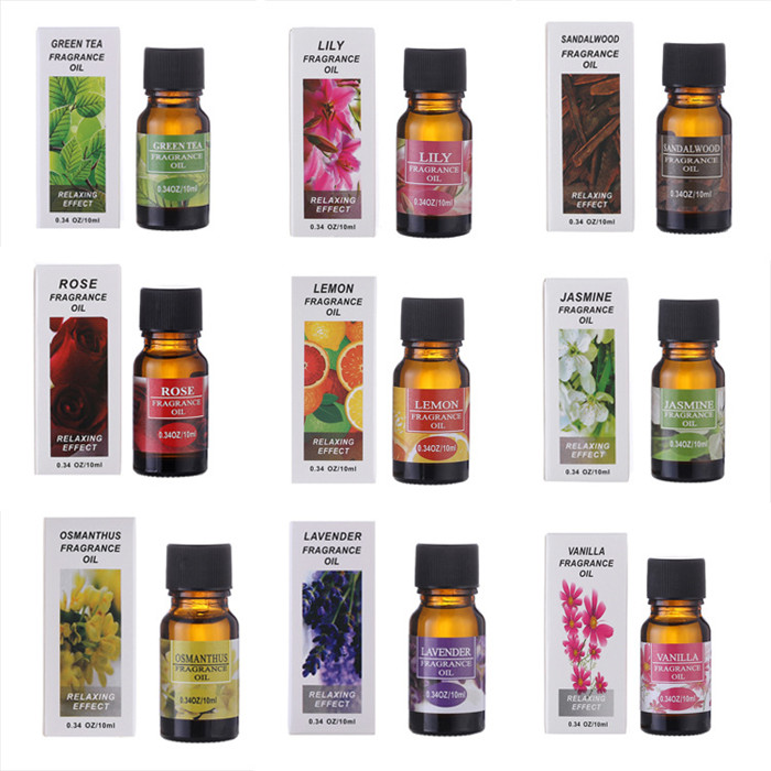 

10ml Pure Natural Essential Oils For Aromatherapy Diffusers Essential Oils Air Freshening Organic Body Relieve Stress Oil