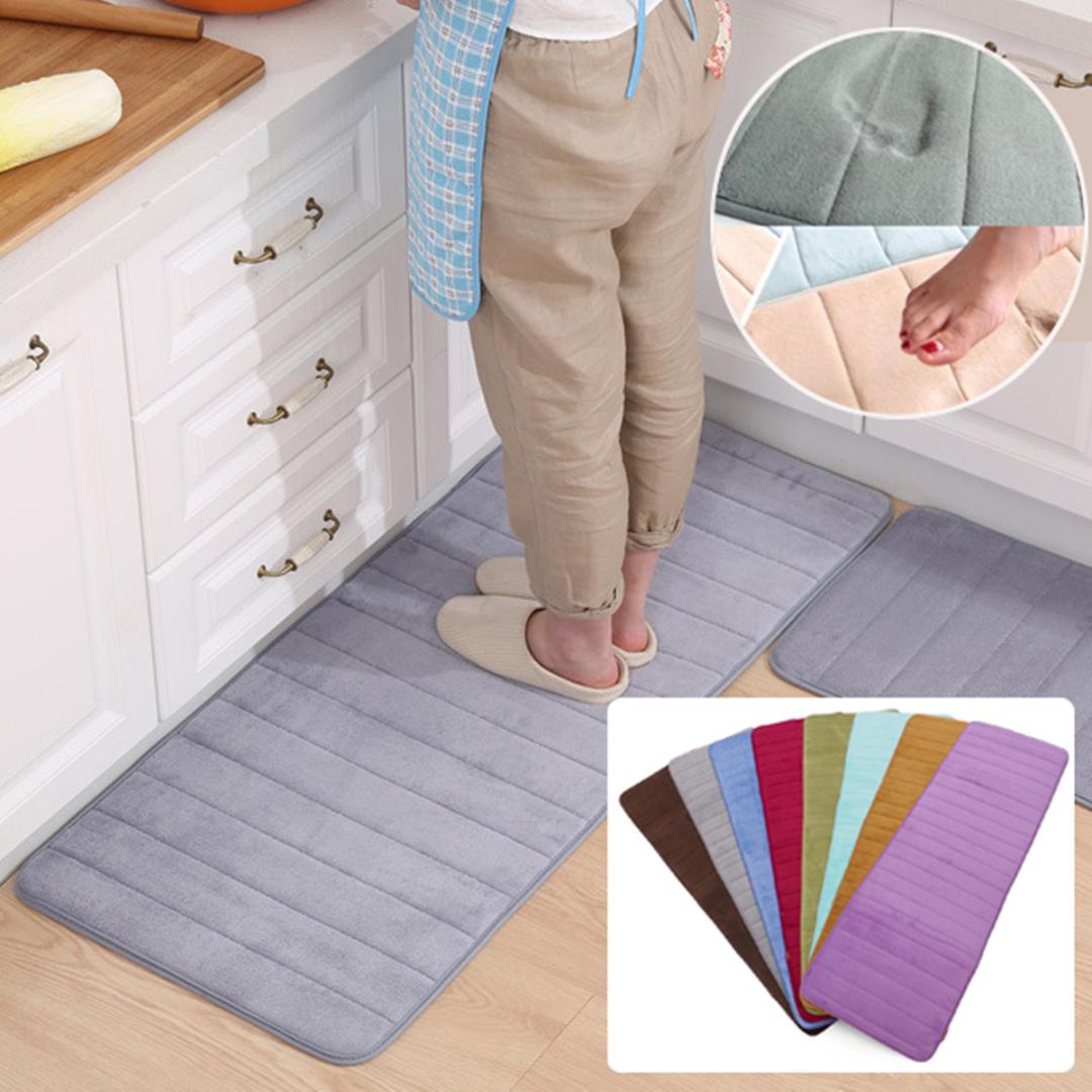 

50 x 160cm Memory Foam Bath Mat Shower Rug Modern Floor Anti-Silp Bathroom Rugs Carpet Mat Bathroom Toliet