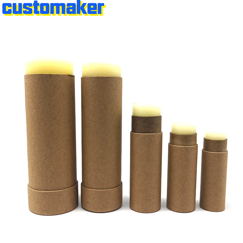 

50PCS eco friendly Environmental protection push type paper lip push up tube paper empty tube for lip cylinder spot