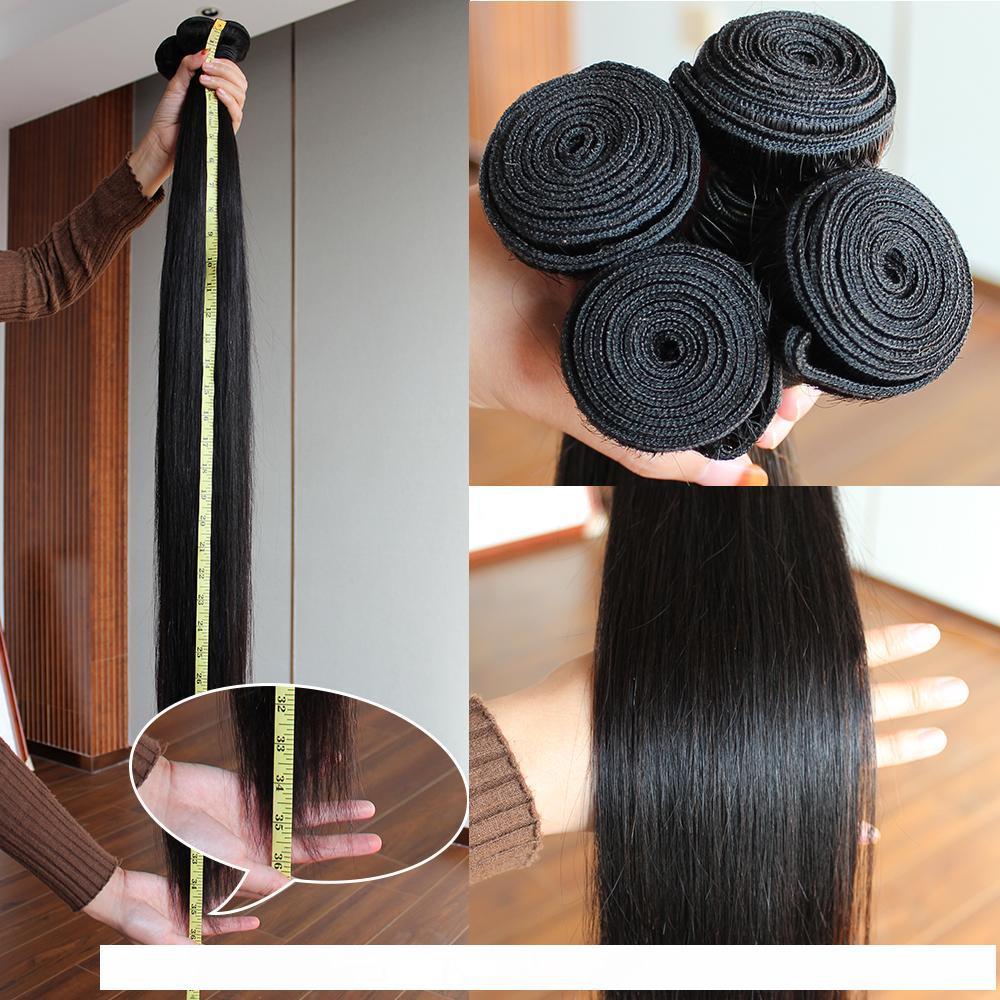 

H 28 30 32 34 Inch Remy Brazilian Human Hair 3pcs Cuticle Aligned Hair Extension 9a Grade Straight Unprocessed Raw Indian Hair Bundles