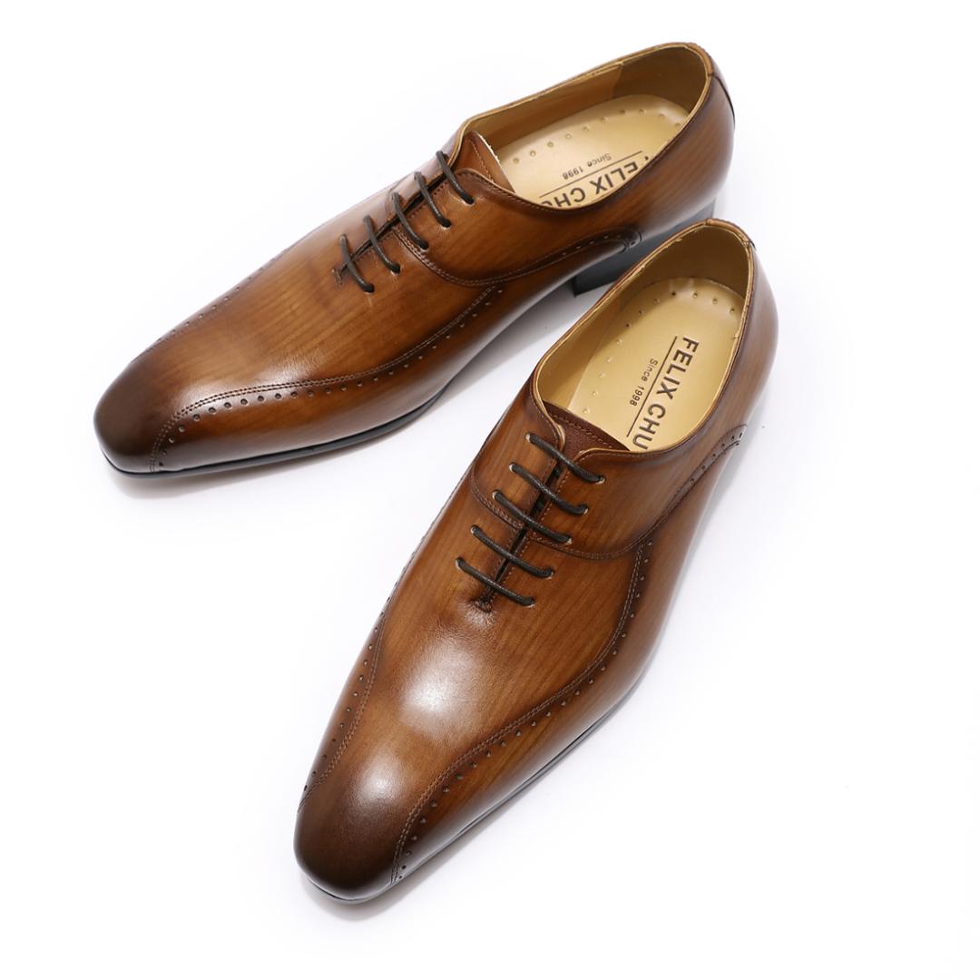 

Size 39-46 High Quality Mens Formal Shoes Leather Party Wedding Male Shoes Lace Up Oxford Business, Black
