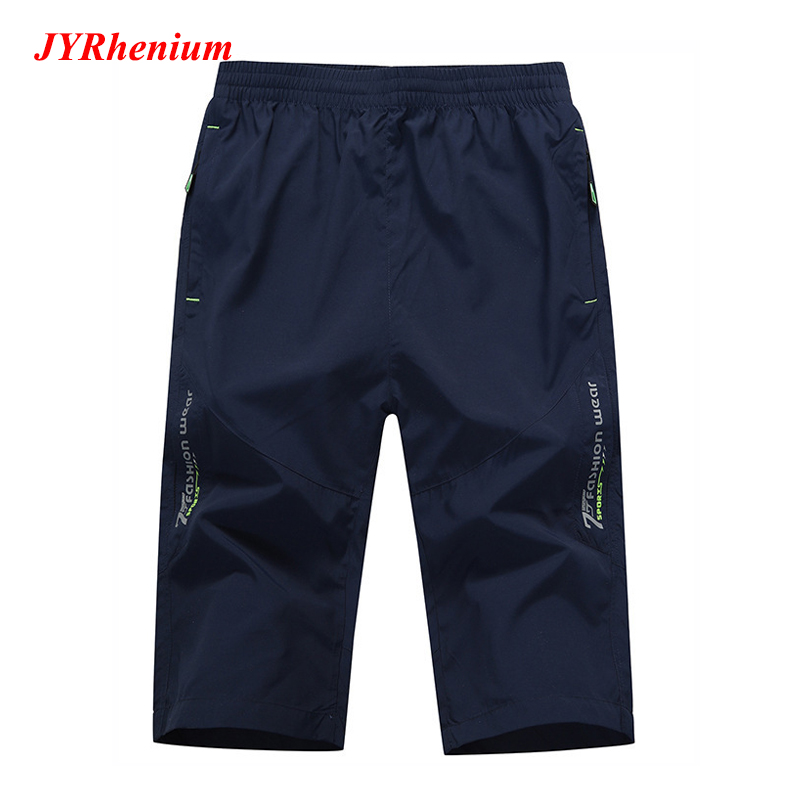 

2019 Summer High Quality Quick Dry Men Running Shorts L-5XL Cropped Trousers Sports Jogging Fitness Sports Gyms Short Pants, Black
