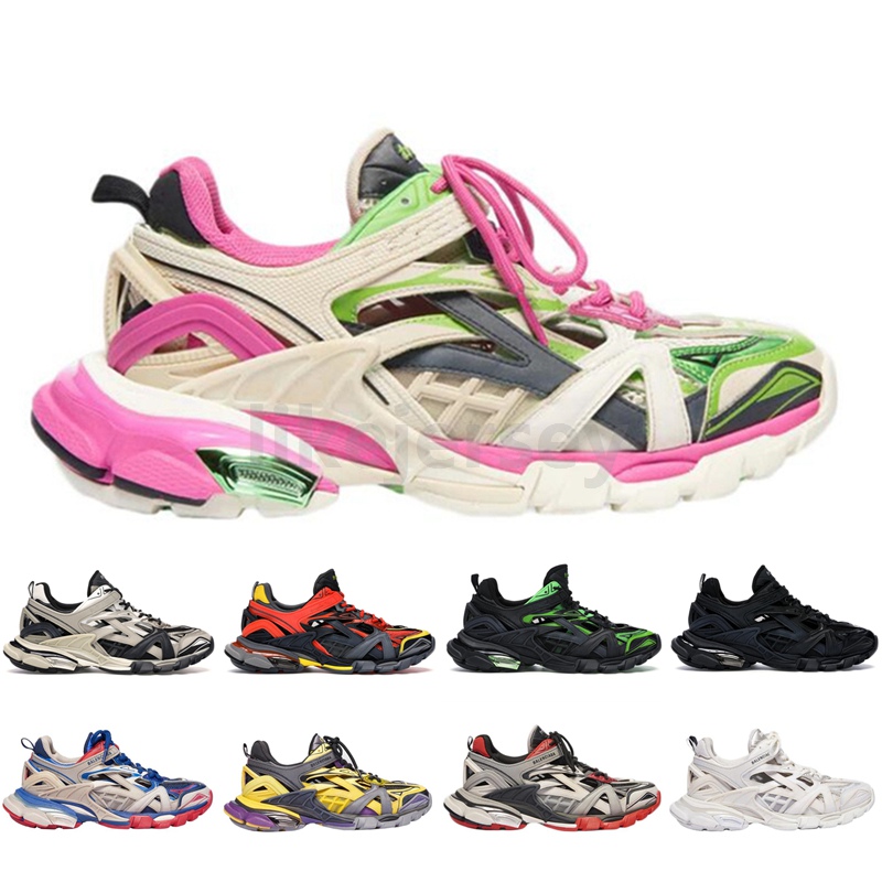 2020 New Release Paris Track 2.0 Trainers Triple S Multi-styles Mens Women Designer Shoes Dad shoes Platform Sports Sneakers Size 36-45