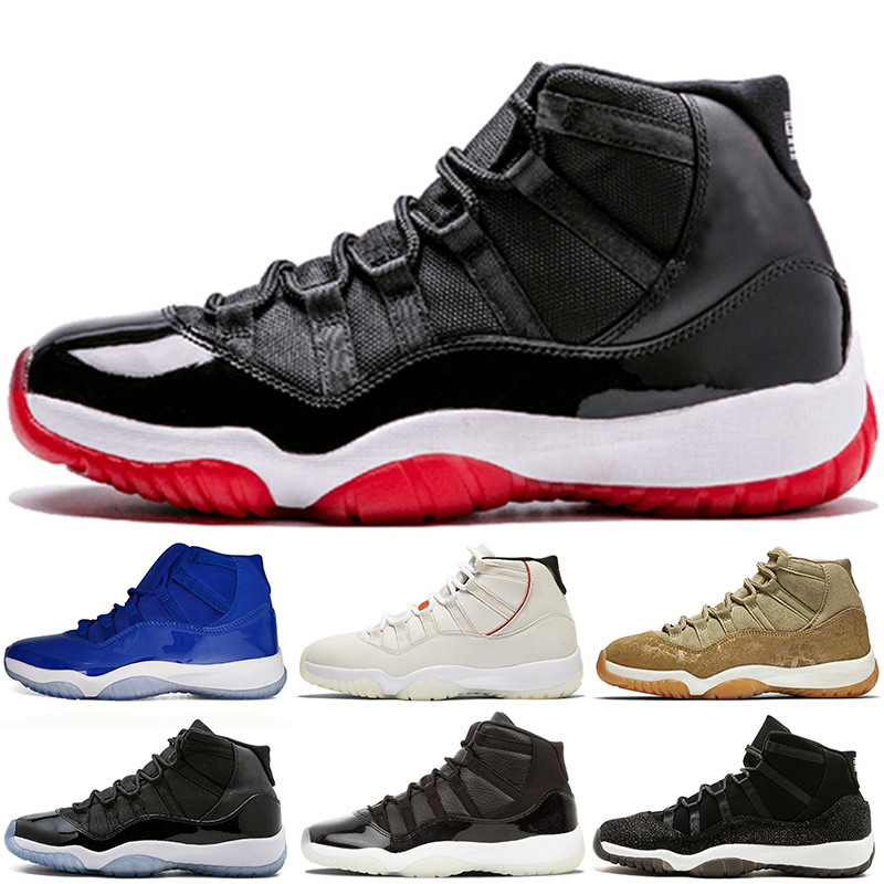 

Top Quality Brand 11s Designer Basketball Shoes Trainers Fashion 11 Infrared Cap and Gown Bred High Cool grey Legend Blue Sports Sneakers, Item 9 olive lux 36-47