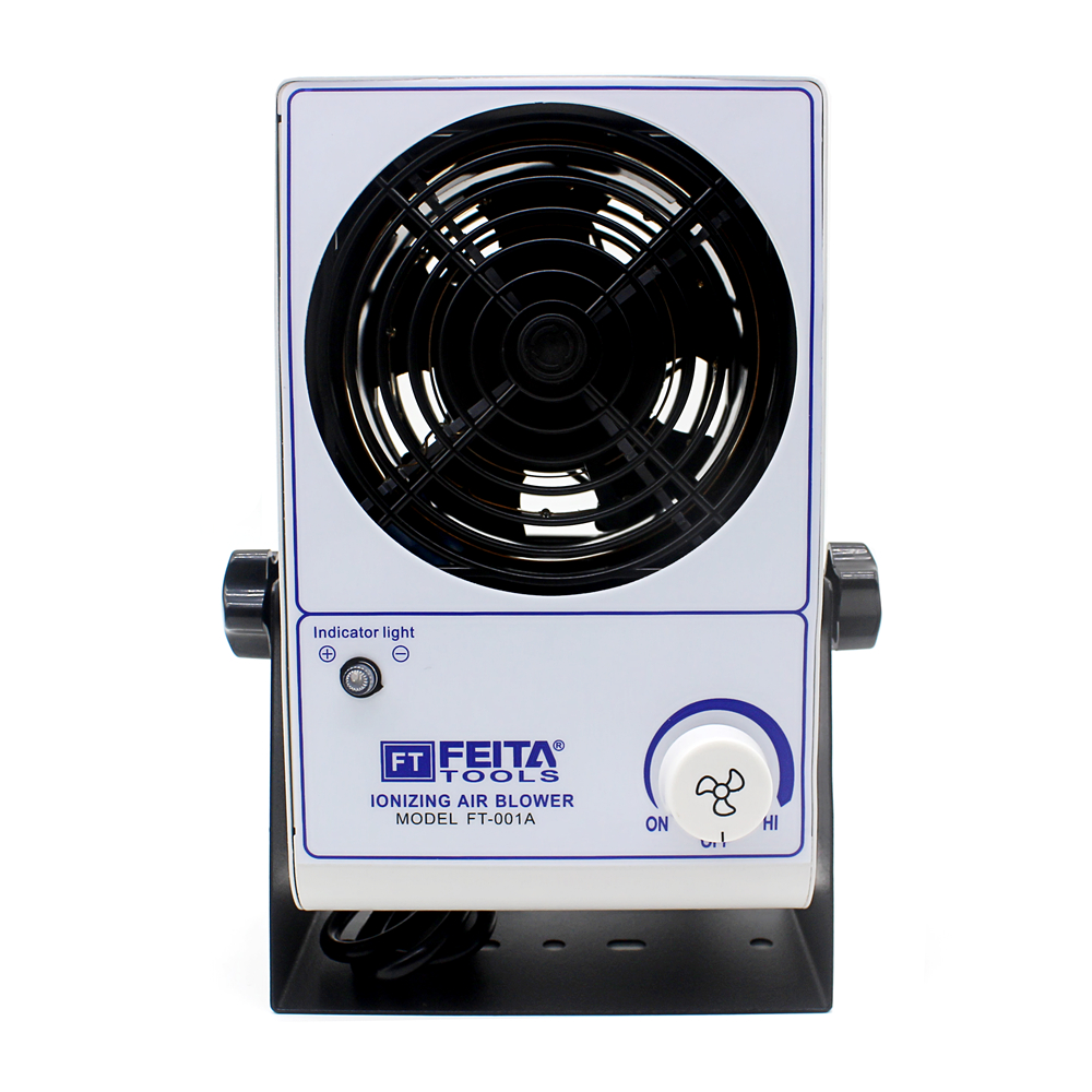 

FT-001A Ionizer Air Fan Desktop Eliminating Ionizing Air Blower Anti-static Fan for Print, Electronic