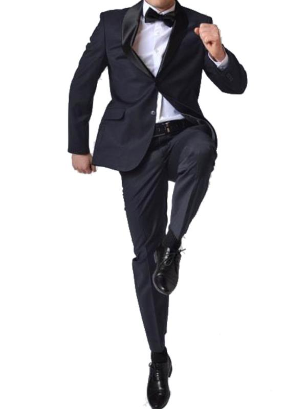 

Latest Coat Pant Design Black Wedding Tuxedos For Men Tailor Made Groom Tuxedo Comfortable For Dancing Men Suits 2Pieces