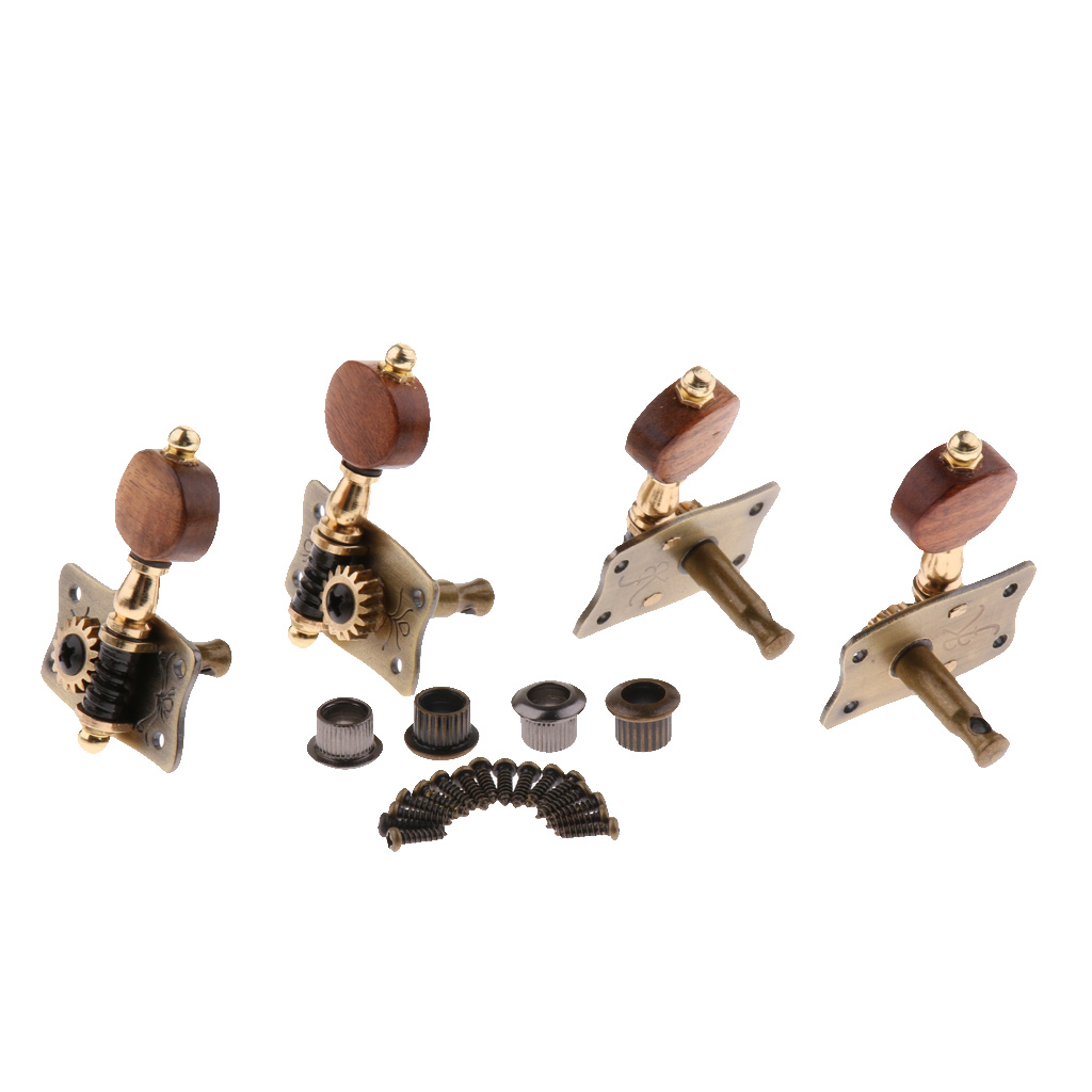

4 Pieces Acoustic Guitar Tuning Tuners Tuners For Guitar Ukulele Parts