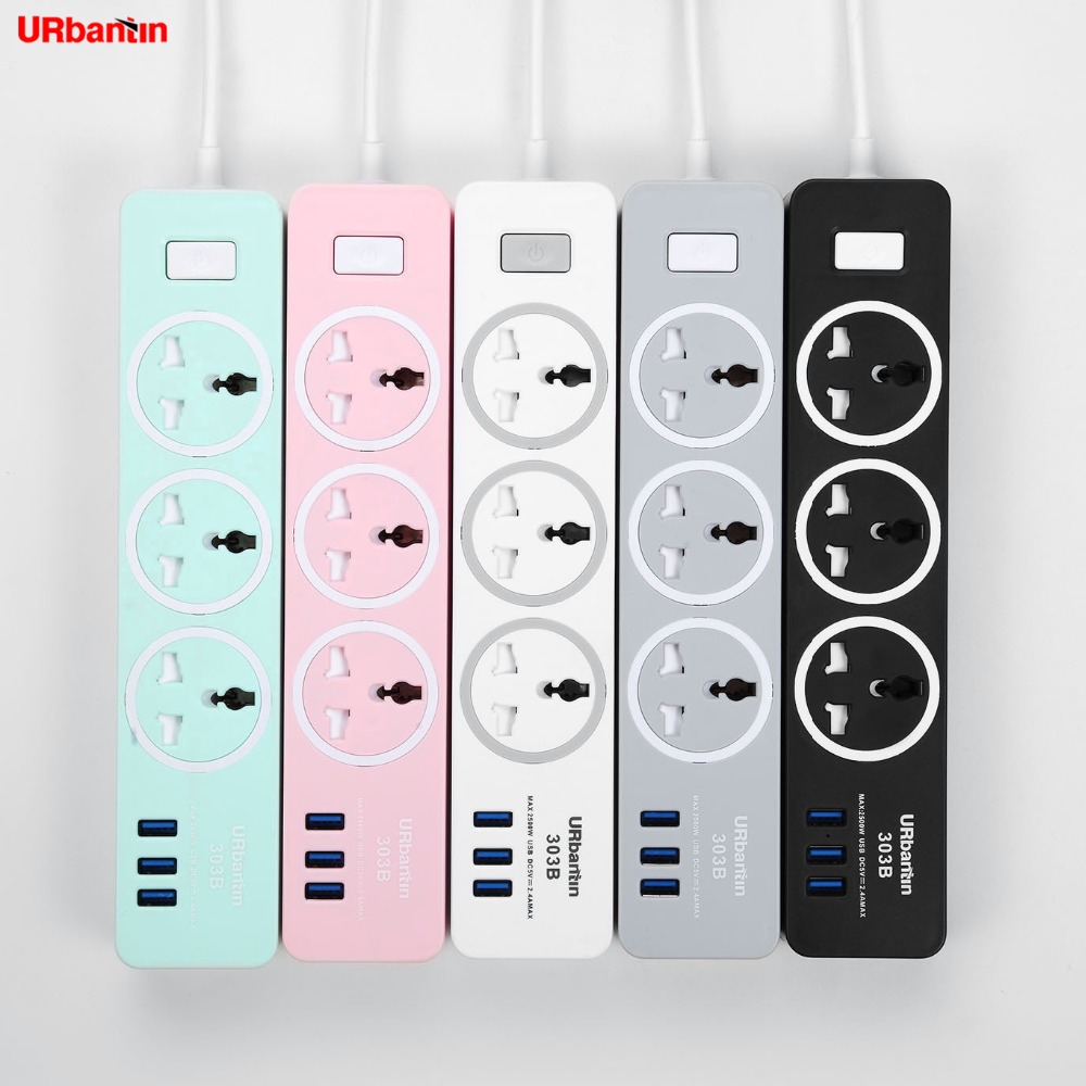 

Power Strip Smart plug Home Electronics Fast Charging Socket with USB Universal Socket Plug Extension cord socket For EU UK AU