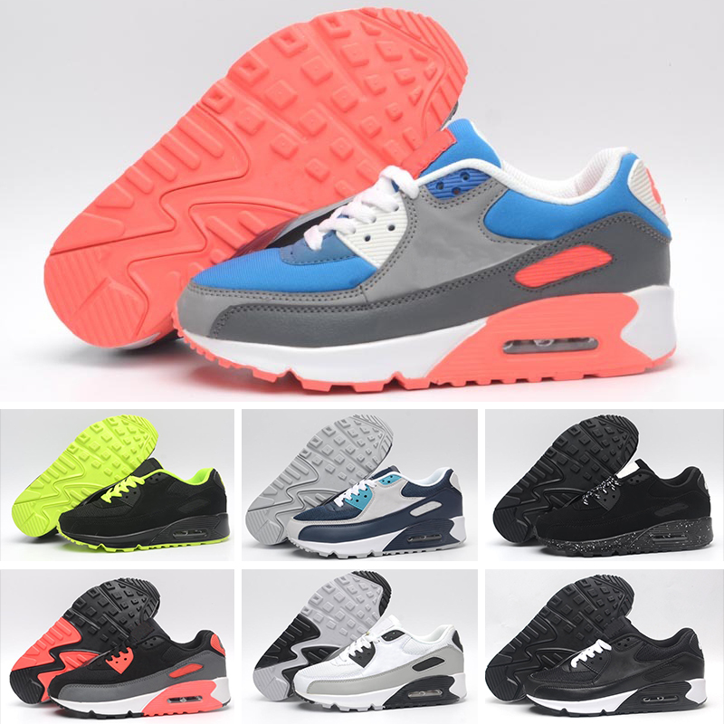 

2021 designer Sneakers running Shoes classic 90 Men and women Sports Trainer Cushion Surface Breathable Shoe 36-45, Color4