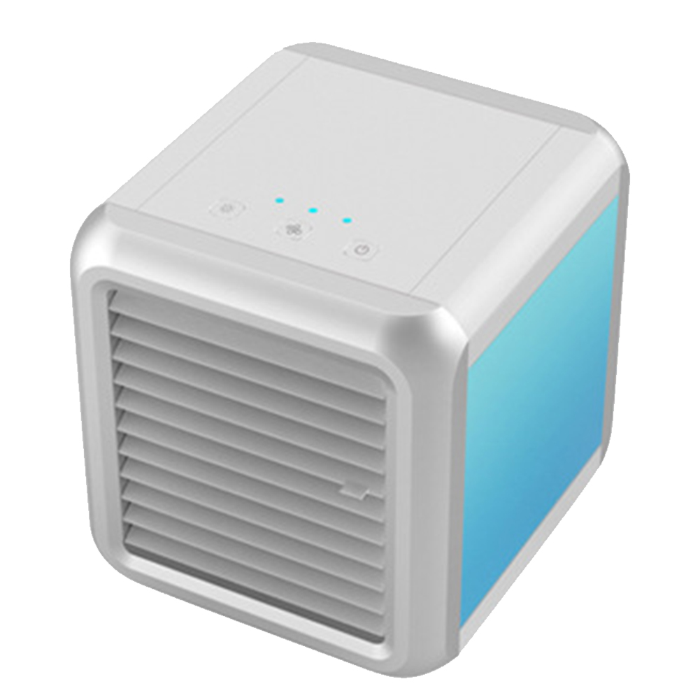 Mini Portable Cooling Fan Portable Mini USB Desk Fan,Silent Creative Home Office Desktop Fan with Three-Vane Blades Blower Fan Second Gear Color : Black