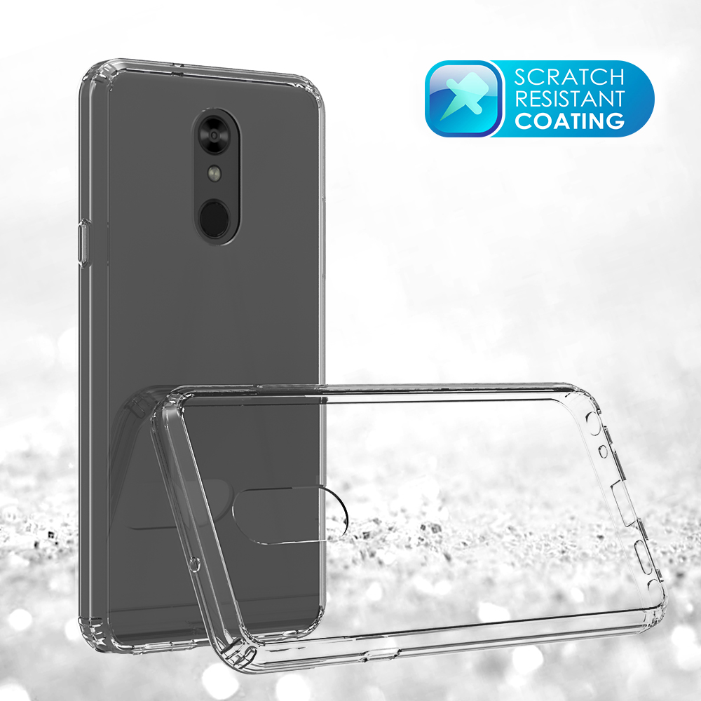 

Clear Slim Fit Hybrid PC Scratch-Resistant Hard Back Case for Revvl 4/Revvl 4+/Revvl 5G Stylo6 K51 A01 A21 G Stylus MOTO E7 Aristo5 K31, Mint green