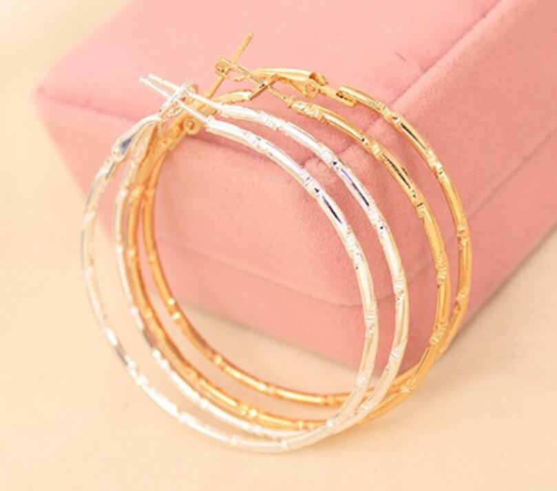 

Charm Ear Stud Earings Jewelry Accessories Simple Earing Hoop Huggie Smooth Circle Earrings Golden Silver Plated Ear Eardrop Jewelry