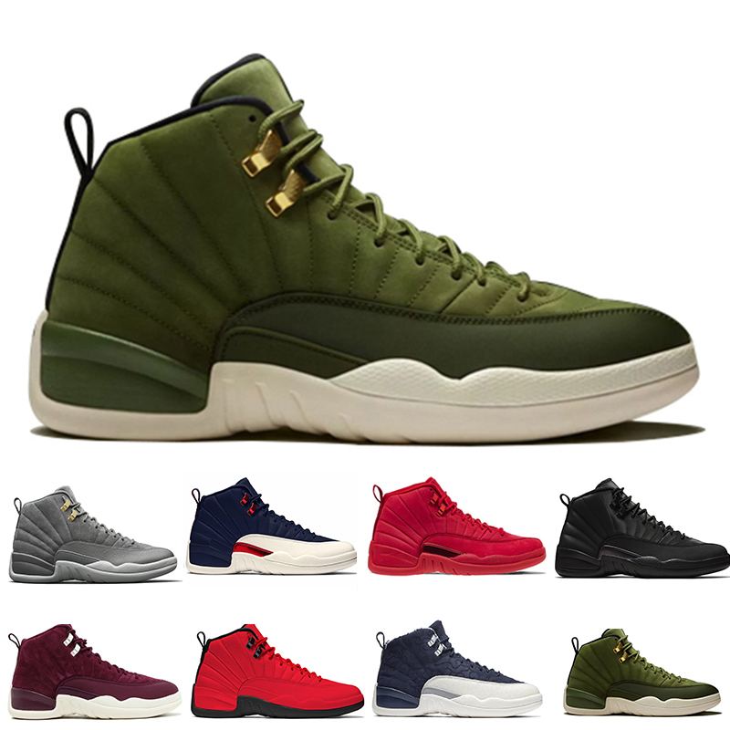 

12 12s Gym red Bulls mens Basketball shoes Michigan International Flight College Navy Flu Game Taxi UNC Sunrise men sports sneakers designer, #01wntr